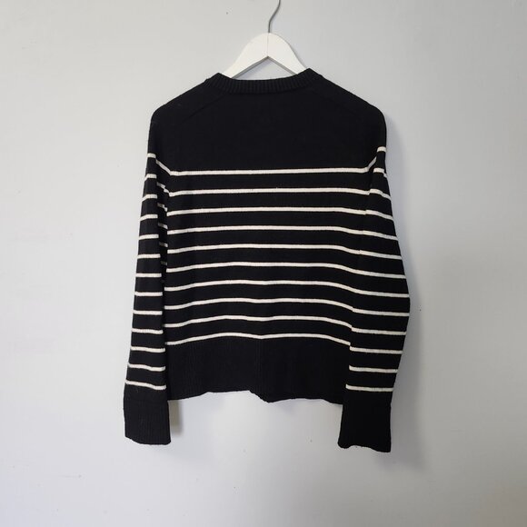 ZARA | Sailor-Striped Cardigan - Picture 6 of 11